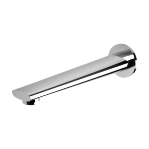 Arlo Wall Bath Outlet 200mm Chrome - Chrome
