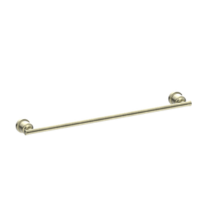 York Single Towel Rail 600mm Aged Brass - Aged Brass