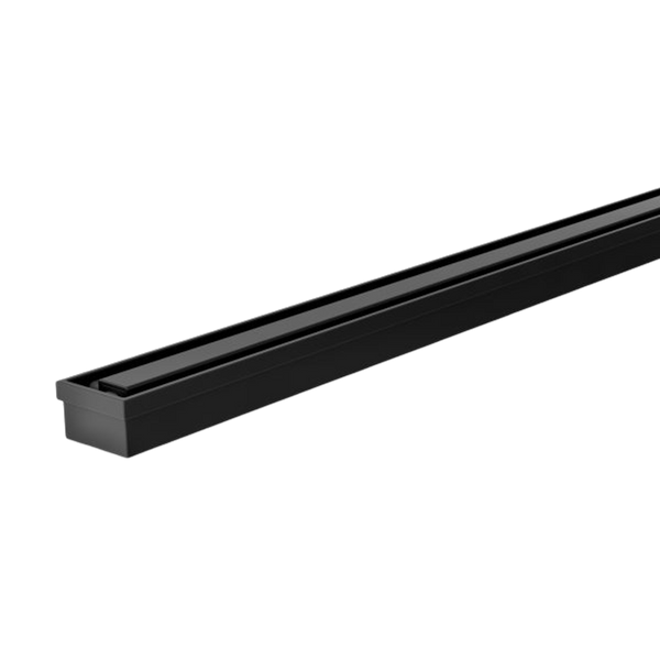 Phoenix Flat Slimline Channel Drain 30x750mm Outlet 65mm Matte Black