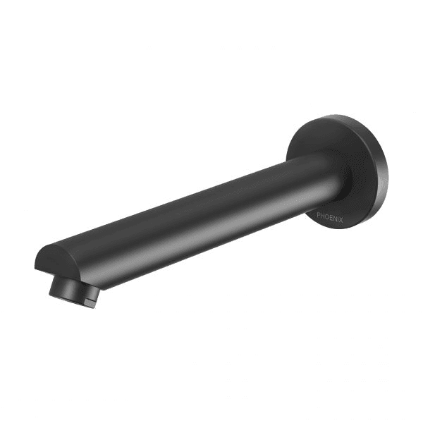 Pina Wall Bath / Basin Outlet 180mm Matte Black