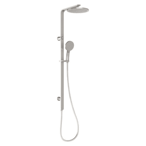 NX Quil Twin Shower Brushed Nickel - Brushed Nickel