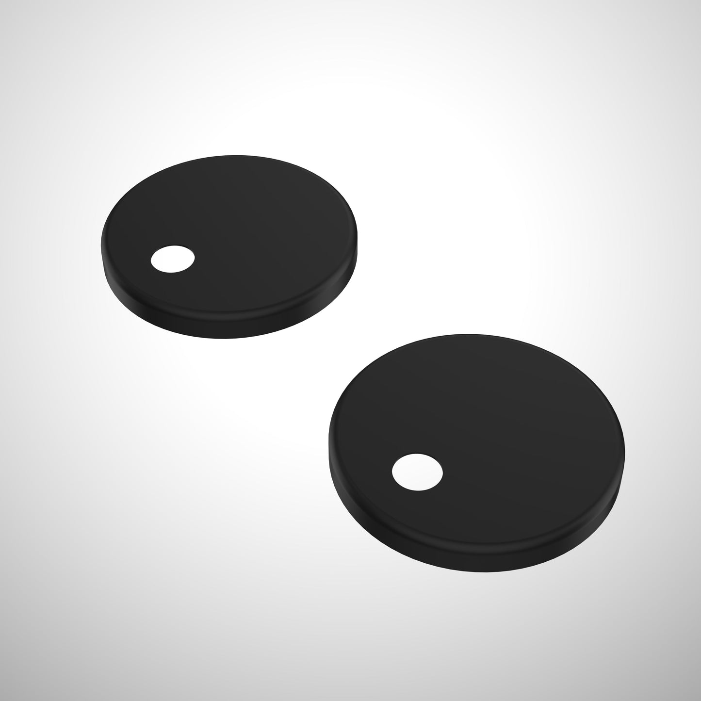 Urbane II Toilet Seat Hinge Caps Matte Black