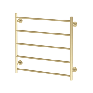 Radii Heated Towel Ladder 750mm x 740mm Brushed Gold - Brushed Gold