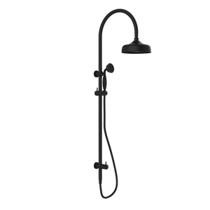 York Twin Shower with Metal Hand Shower Matte Black - Matte Black