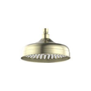 York Shower Head 200mm Aged Brass - Aged Brass