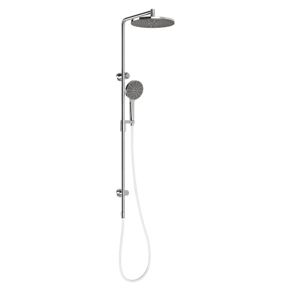 NX Vive Twin Shower Chrome White