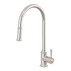 Nostalgia Pull Out Sink Mixer 230mm Brushed Nickel - Brushed Nickel