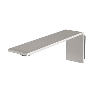 Axia Wall Basin / Bath Outlet 200mm Brushed Nickel - Brushed Nickel