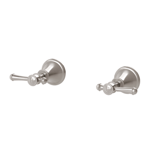Nostalgia Lever Wall Top Assemblies Brushed Nickel - Brushed Nickel