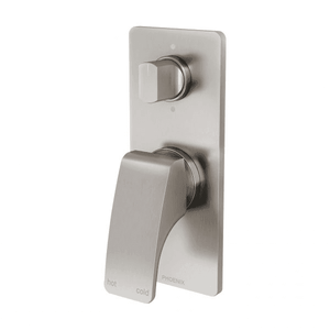 Rush Shower / Bath Diverter Mixer Brushed Nickel - Brushed Nickel