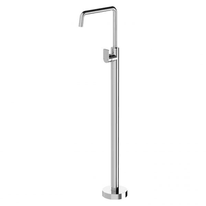 Mekko Floor Mounted Bath Mixer Chrome - Chrome