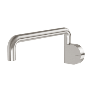 Designer Swivel Bath Outlet 230mm Round Brushed Nickel - Brushed Nickel