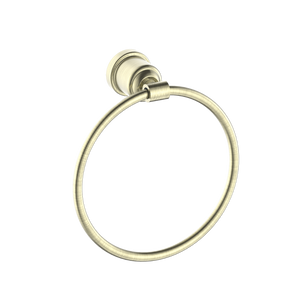 York Towel Ring Aged Brass - Aged Brass