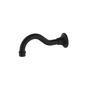 York Basin Bath Spout Only Matte Black - Matte Black