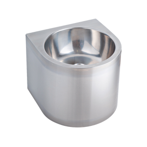 Round Hand Basin with 300mm Shroud - Stainless Steel