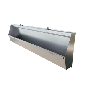 Standard Wall Hung Urinal 2400mmL (Off the shelf) - Stainless Steel
