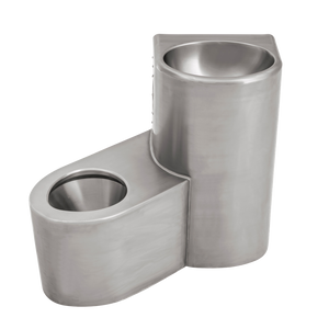 Combination Unit 45 Left S Trap - Stainless Steel