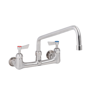 Stainless Steel Exposed Wall Tap Body With 12-inch Spout - Stainless Steel