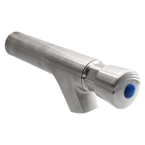 Push Button Bib Tap Mechanical Operation-On/Off - Stainless Steel