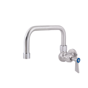 Stainless Steel Single Wall Mount Body with Single Control and 8-inch Spout - Stainless Steel