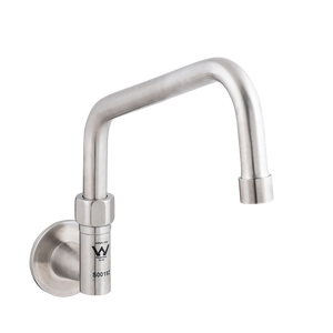 Stainless Steel Wall Elbow and 8-inch Spout - Stainless Steel