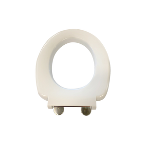 Assistance Single Flap Closed Front Toilet Seat 50mm - Stainless Steel