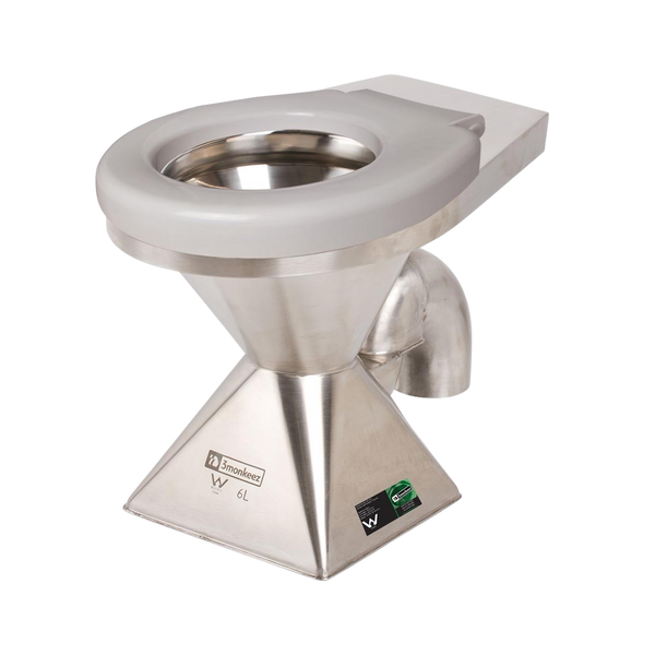 Disabled Pedestal Toilet Pan S Trap with Seat