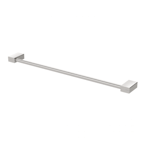 Lexi MKII Single Towel Rail 600mm Brushed Nickel - Brushed Nickel