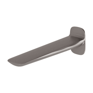 Nuage Wall Basin / Bath Outlet 200mm  Brushed Carbon - Brushed Carbon