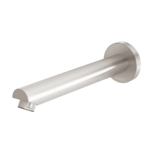 Pina Wall Bath / Basin Outlet 180mm Brushed Nickel - Brushed Nickel