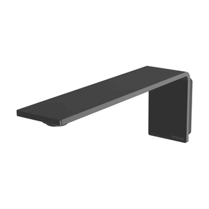 Axia Wall Basin / Bath Outlet 200mm Matte Black - Matte Black