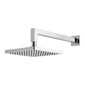 Lexi Shower Arm 400mm & 200mm Square Rose Chrome - Chrome