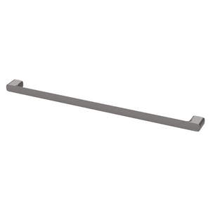 Nuage Single Towel Rail 800mm  Brushed Carbon - Brushed Carbon