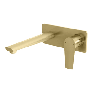 Arlo Wall Basin / Bath Mixer Set 200mm Trim Kit Only Brushed Gold - Brushed Gold