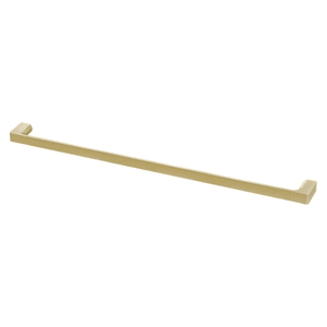 Gloss Single Towel Rail 800mm Brushed Gold - Brushed Gold