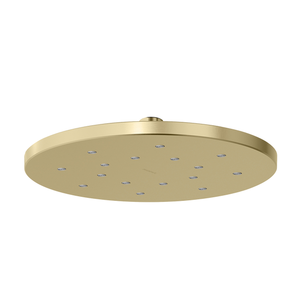 LuxeXP Shower Rose 250mm Round Brushed Gold