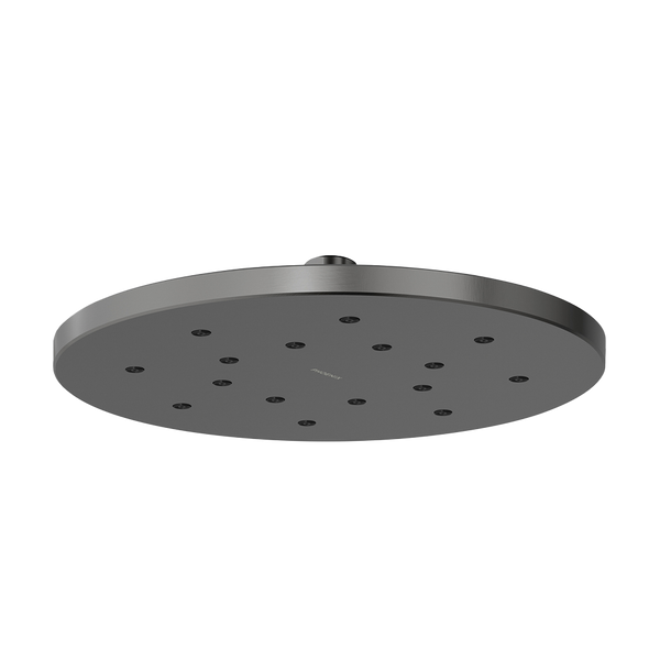 LuxeXP Shower Rose 250mm Round Brushed Carbon