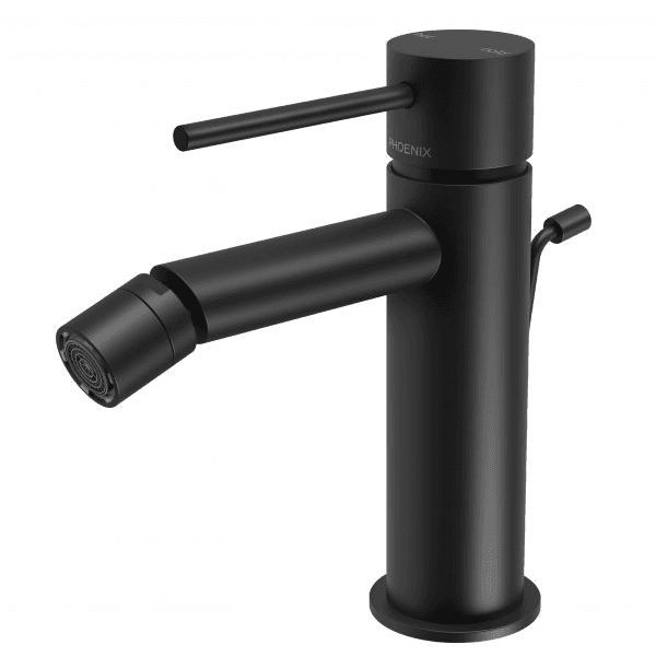 Vivid Slimline Bidet Mixer with Pop-Up Waste Matte Black