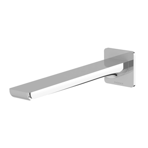 Gloss MKII Wall Basin / Bath Outlet 200mm  Chrome - Chrome