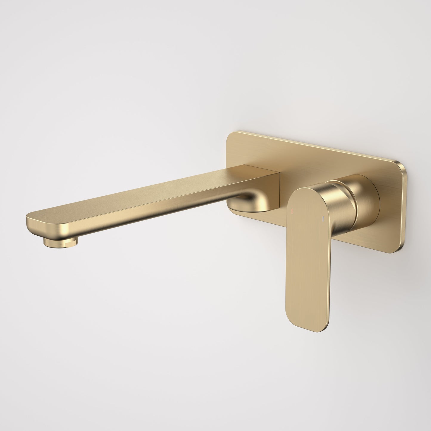 Luna Wall Basin/Bath Mixer Brushed Brass Lead Free