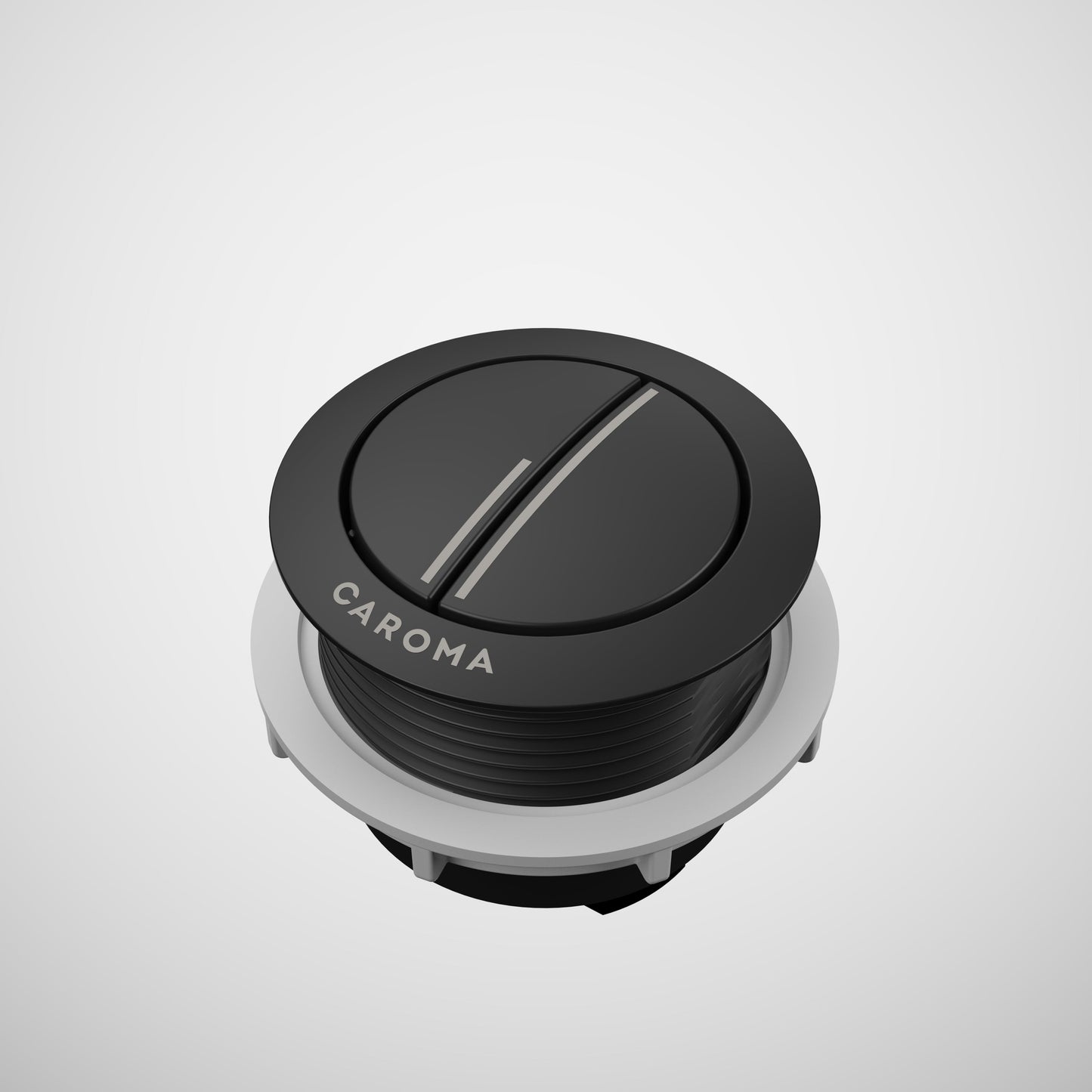 Urbane II Wall Faced Close Coupled Flush Button Matte Black