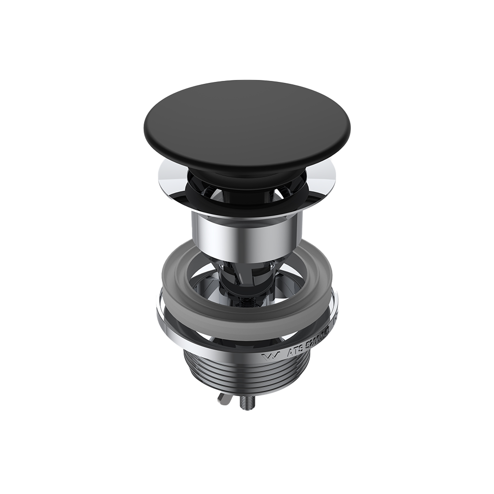 Urbane II Basin Dome Pop-Up Plug & Waste Matte Black