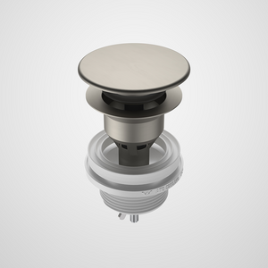 Urbane II Basin Dome Pop-Up Plug & Waste Brushed Nickel - Brushed Nickel