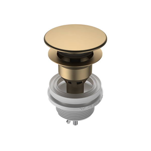 Urbane II Basin Dome Pop-Up Plug & Waste Brushed Brass