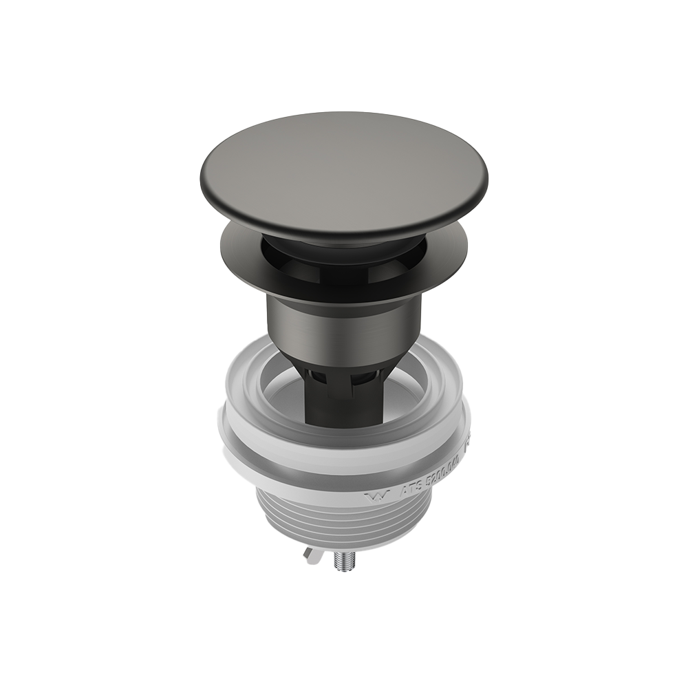 Urbane II Basin Dome Pop-Up Plug & Waste Gunmetal