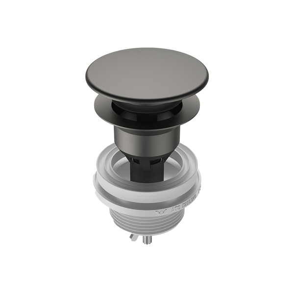 Urbane II Basin Dome Pop-Up Plug & Waste Gunmetal