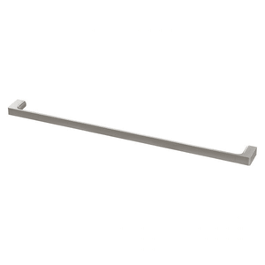 Gloss Single Towel Rail 800mm Brushed Nickel - Brushed Nickel