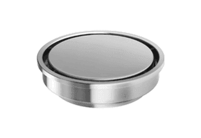 Phoenix Point Drain Round 100mm Outlet 76mm  Stainless Steel - Stainless Steel