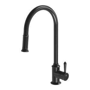 Nostalgia Pull Out Sink Mixer 230mm Antique Black - Antique Black