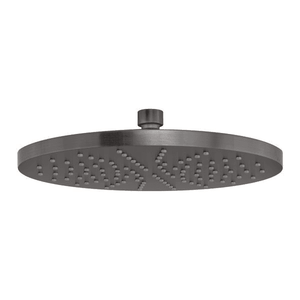 Vivid Shower Rose 230mm Round Brushed Carbon - Brushed Carbon